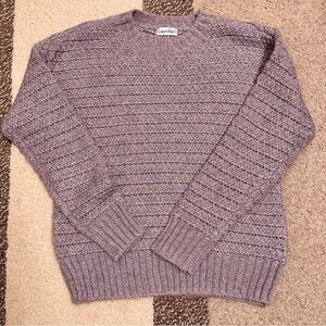 Calvin Klein Lavender Textured Sweater